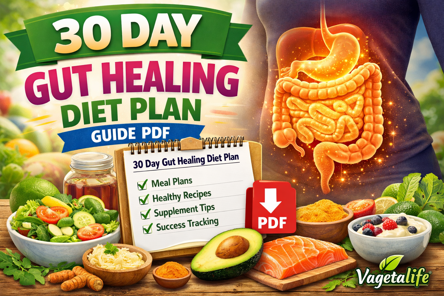 30 day gut healing diet plan guide pdf