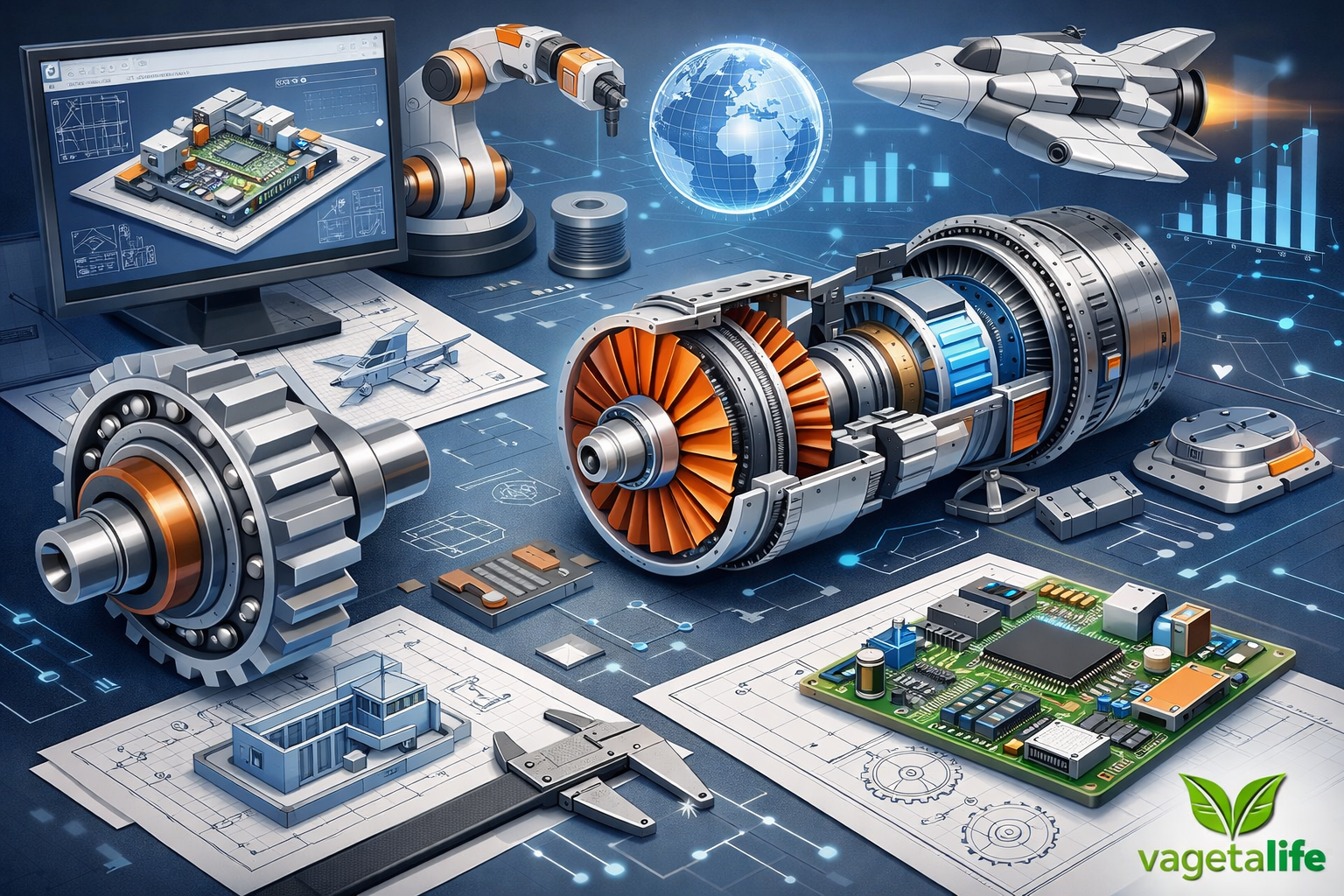 3d technical illustration